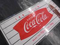 【Coca-Cola】　エンボスティンサイン フィッシュテール