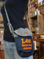 Lee Vintage Style チェーン刺繍　ミニショルダーバッグ ヒッコリー/ブルー
