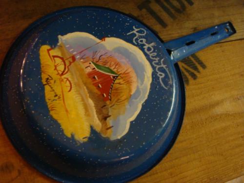 T.F FAVORITE / usa ヴィンテージ ホーローフライパン