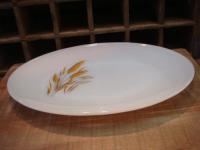 f1771　ウィート　オーバルプラッター　　W30.4cm